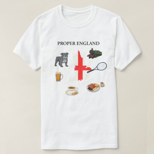PROPER ENGLAND Basic Tシャツ (デザイン正面)