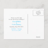 Propered Monogram – 写真Save the Dateポストカード 案内ポストカード (裏面)