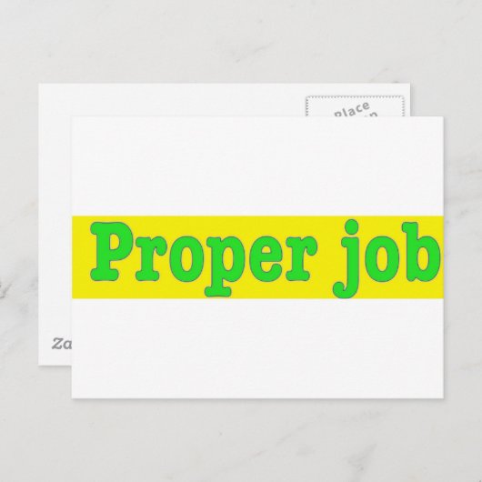 Properjob ポストカード (正面/裏面)