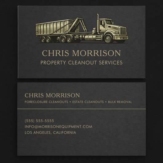 Property Cleanout Services Professional  名刺