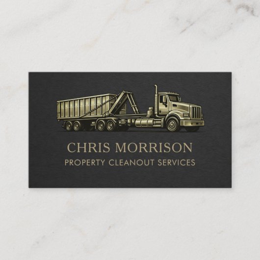 Property Cleanout Services Professional  名刺 (正面)