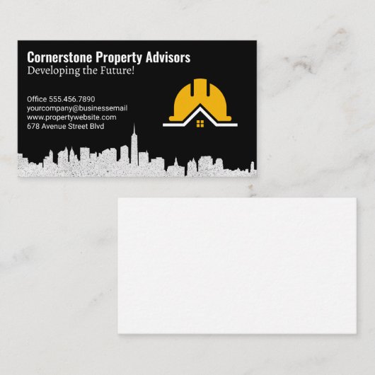 Property Development | City Skyline | Construction 名刺 (正面/裏面)
