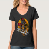 Property Fire Department Firefighter Professional  Tシャツ (正面)