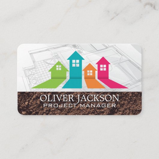 Property Homes Logo | Blueprints 名刺 (正面)