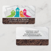 Property Homes Logo | Blueprints 名刺 (正面/裏面)