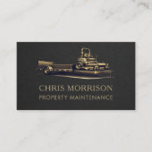 Property Maintenance Mower Business Card 名刺 (正面)