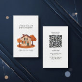 Property Management Business Card with QR Code 名刺