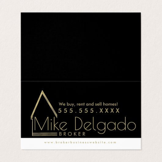 Property Manager Home Sales Broker名刺 名刺 (外部フラット)