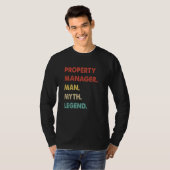 Property Manager Man Myth Legend  1 Tシャツ (正面フル)