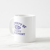 Property Of Biology Department (Purple) Mug コーヒーマグカップ (正面左)