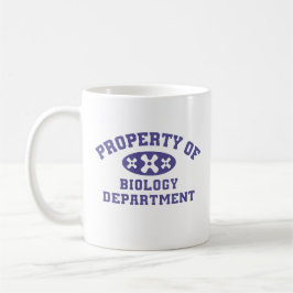 Property Of Biology Department (Purple) Mug コーヒーマグカップ