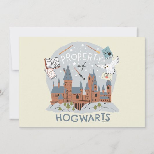 Property of Hogwarts Cartoon Graphic カード (正面)