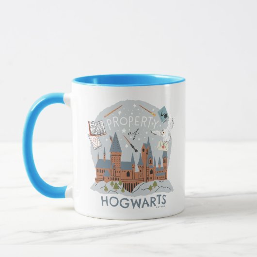 Property of Hogwarts Cartoon Graphic マグカップ (左)