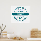 Property of the Rugby Department ポスター (キッチン)
