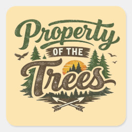 “Property of the Trees” Naure Design ステッカー