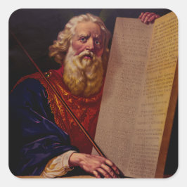 Prophet Moses on Mount Sinai – High-Fidelity Epic  スクエアシール