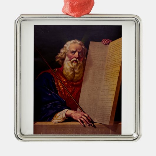 Prophet Moses on Mount Sinai – High-Fidelity Epic  メタルオーナメント (正面)