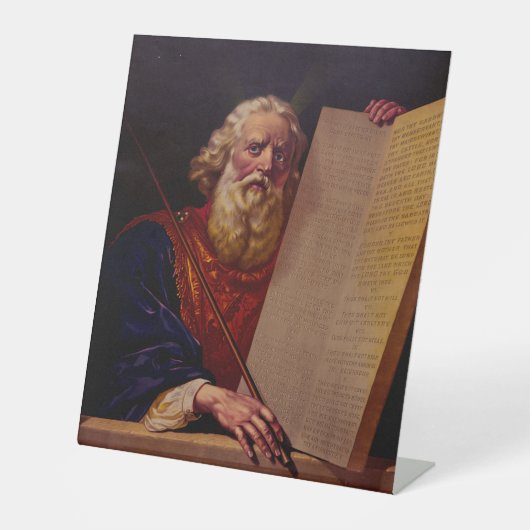 Prophet Moses on Mount Sinai – High-Fidelity Epic  台座サイン (正面)