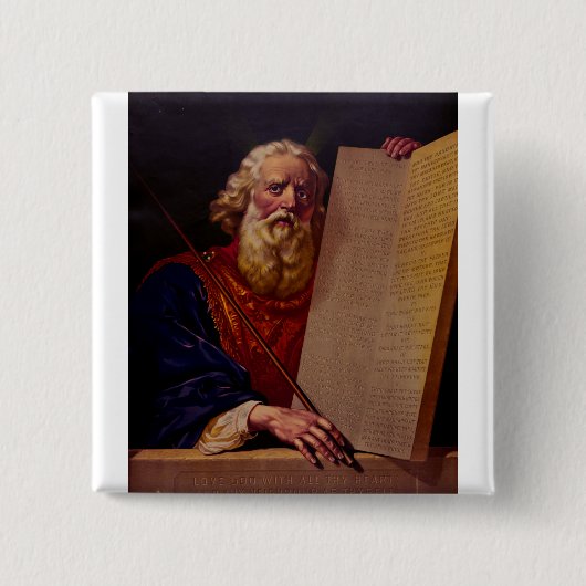 Prophet Moses on Mount Sinai – High-Fidelity Epic  缶バッジ (正面)