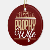 Prophy妻の歯科歯科衛生士女性 セラミックオーナメント (左)