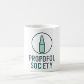 Propofol Powered Coffee Mug | Funny Anesthesia Gif コーヒーマグカップ (中央)