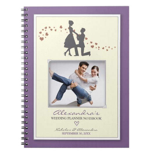 Proposal Bride's Notebook （紫） ノートブック (正面)