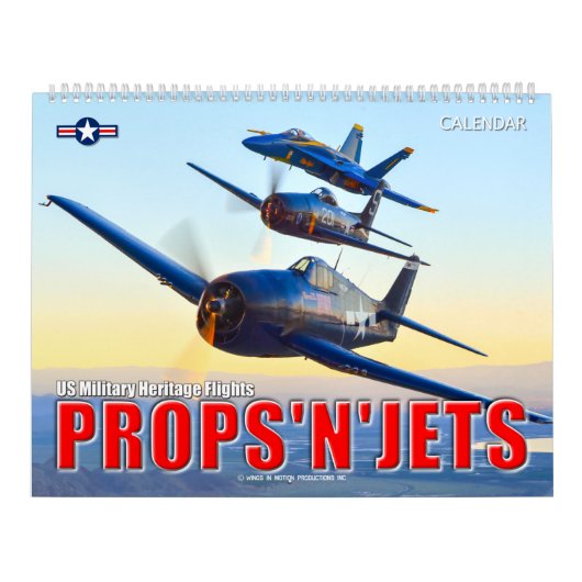 PROPS'N'JETS – 米国軍隊伝統フライト カレンダー (カバー)