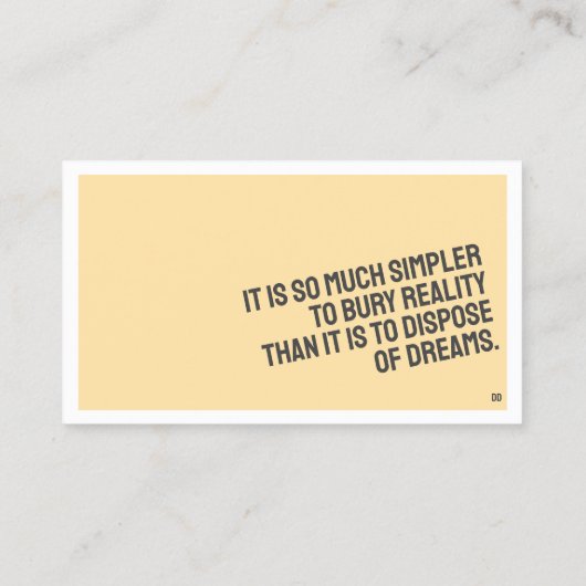 PROSEミニマリストの名刺 名刺 (裏面)