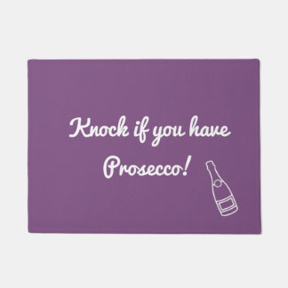 Proseccoがあったらたたいて下さい ドアマット