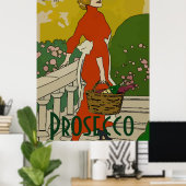 Prosecco、宅配便 ポスター (ホームオフィス)
