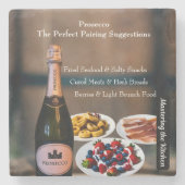 Prosecco Wine Pairing Guide/Mastering the Kitchen ストーンコースター (正面)
