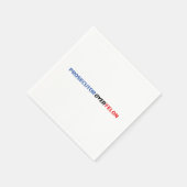 Prosecutor over Felon red white and blue modern スタンダードカクテルナプキン (角)