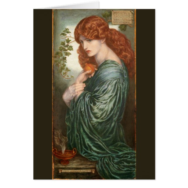 Proserpine by Dante Gabriel Rossetti (正面)