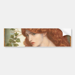 Proserpine by Dante Gabriel Rossetti バンパーステッカー
