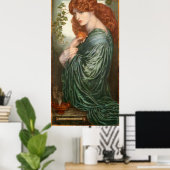 Proserpine by Dante Gabriel Rossetti ポスター (ホームオフィス)