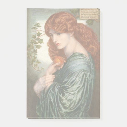 Proserpine by Dante Gabriel Rossetti ポストイット (正面)