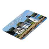 Prospect Harbor Light house, Maine Photo Magnet マグネット (左側)