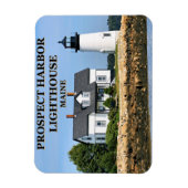 Prospect Harbor Light house, Maine Photo Magnet マグネット (縦)