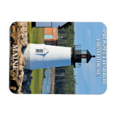 Prospect Harbor Light house, Maine Photo Magnet マグネット (横)