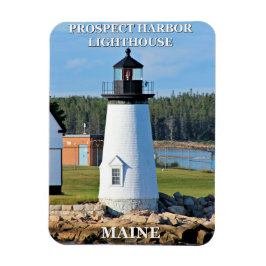 Prospect Harbor Light house, Maine Photo Magnet マグネット