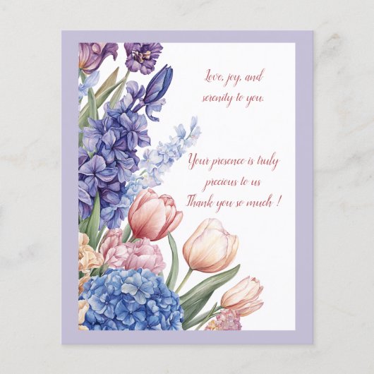 Prospectus チラシ (正面)