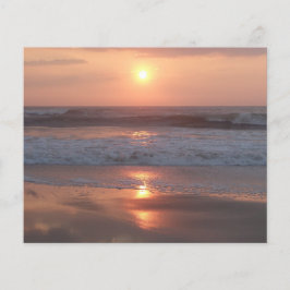 Prospectus Coucher de soleil rose sur la plage チラシ