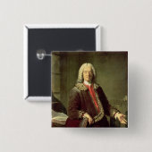 prosper Jolyot de Crebillon 1746年のポートレート 缶バッジ (正面&裏面)