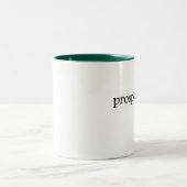 Prosperi茶ティーカップ ツートーンマグカップ (中央)