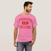 Prosser -ムスタング-高Prosserワシントン州 Tシャツ (正面フル)
