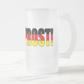 Prostのドイツビールステイン フロストグラスビールジョッキ
