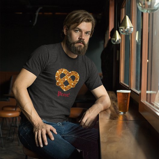 Prostプレッツェルハートオクトーバーフェストカスタマイズ Tシャツ