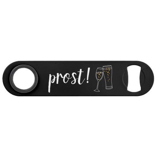 "Prost"応援結婚ズギフトビールボトルバー鍵 スピード栓抜き (正面(横))