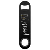 "Prost"応援結婚ズギフトビールボトルバー鍵 スピード栓抜き (正面)