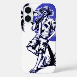 Prost unter Palmen im Urlaub iPhone 16ケース